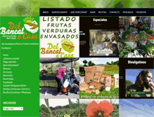 Tablet Screenshot of delbancalacasa.com